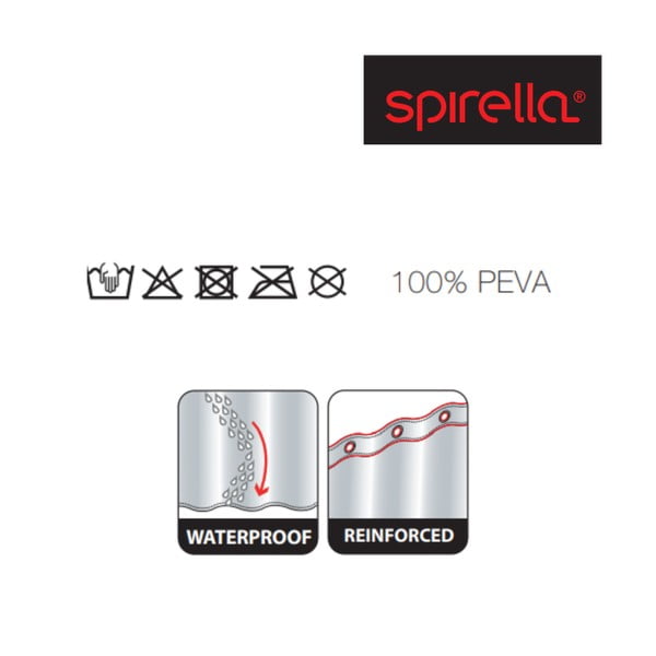 Sprchový záves 180x200 cm Kuapa – Spirella-image-1