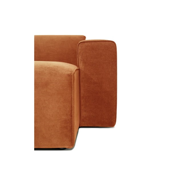 Oranžová menčestrová rohová pohovka (pravý roh) Sting - Scandic-image-4