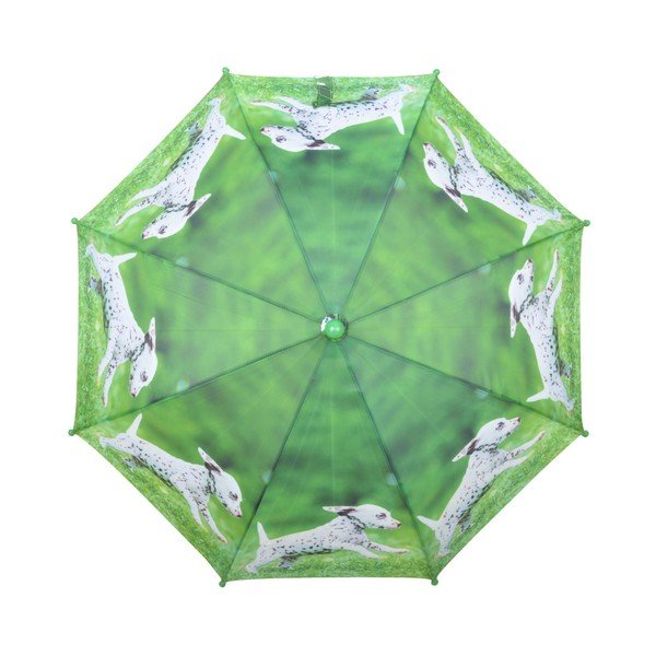 Zelený dáždnik s potlačou šteniatka Esschert Design Animals-image-1