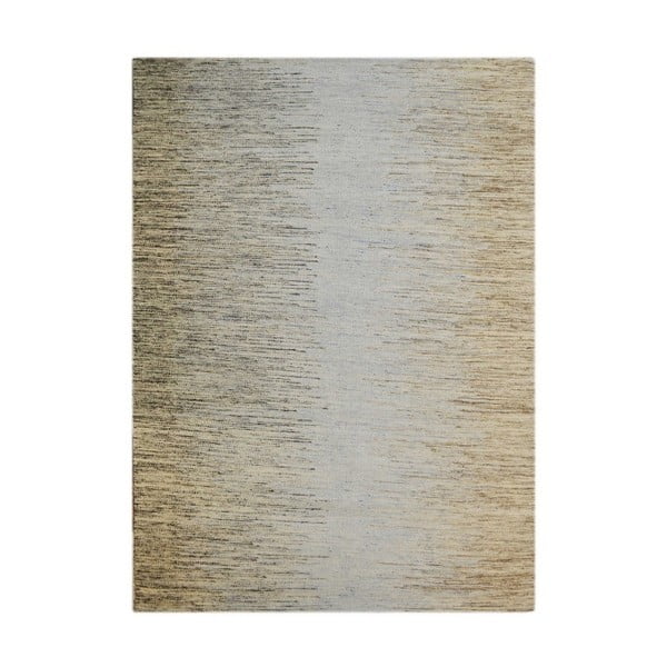 Krémovo-béžový vlnený koberec s viskózou The Rug Republic Silas, 230 x 160 cm
