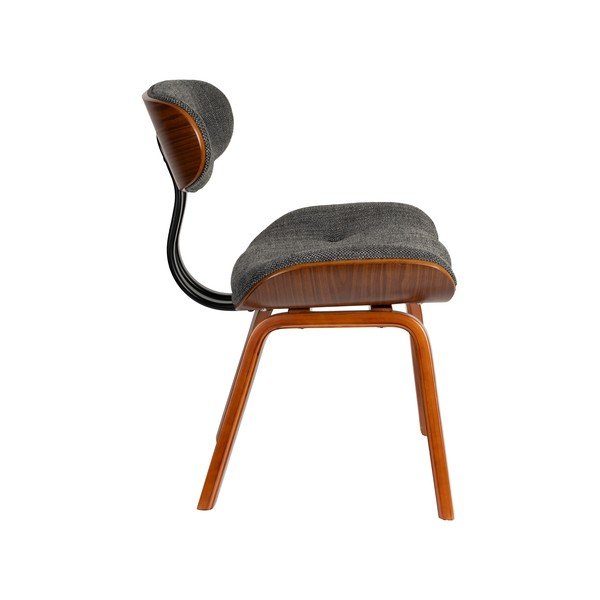 Sivá/hnedá čalúnená jedálenská stolička Blackwood – Dutchbone-image-3