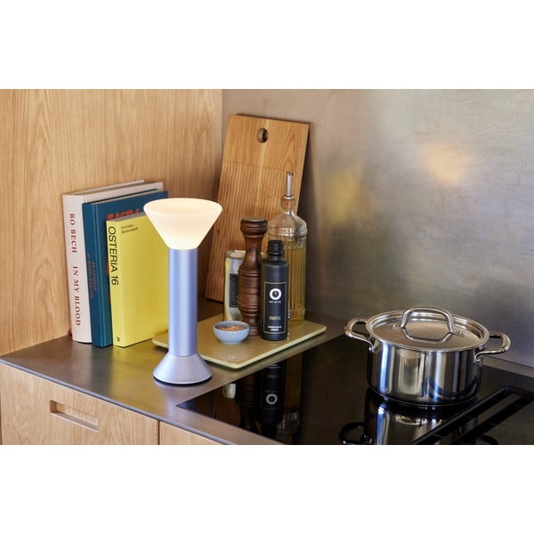 Fialová stmievateľná stolová lampa (výška 30 cm) Flash – Hübsch-image-1