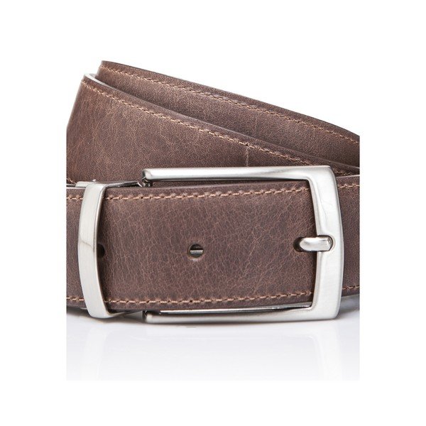 Kožený opasok Brown Green, 115 cm-image-2