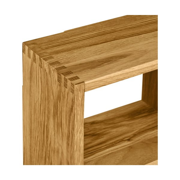 Poschodová polica z dubového dreva v prírodnej farbe 15 cm Townsville – House Nordic-image-4
