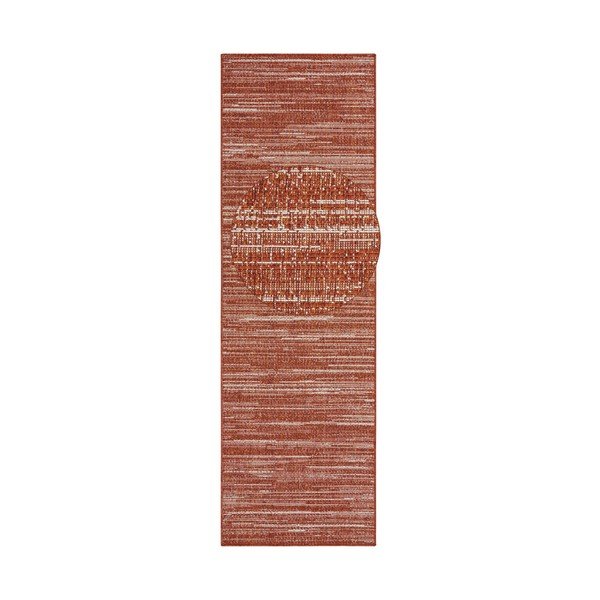 Červený vonkajší koberec behúň 350x80 cm Gemini - Elle Decoration
