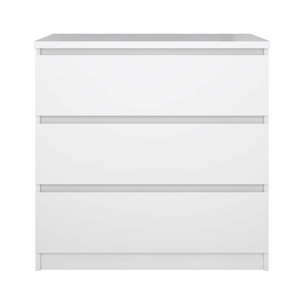 Biela komoda 77x76x50 cm Naia – Tvilum-image-2