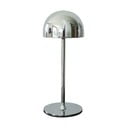 LED stolová lampa na diaľkové ovládanie v striebornej farbe s kovovým tienidlom (výška 30 cm) Tim – Sirius