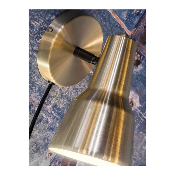 Nástenné svietidlo v zlatej farbe ø 22 cm Valencia – it's about RoMi-image-1