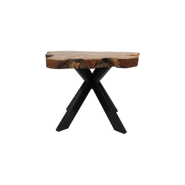 Príručný stolík z teakového dreva HSM collection Victoria, 70 × 45 cm