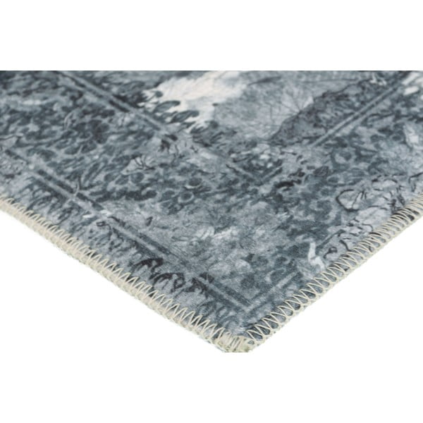 Sivý prateľný koberec 80x50 cm - Vitaus-image-2