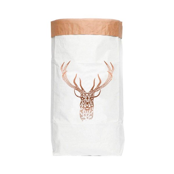 Úložné vrece z dekoratívneho papiera Really Nice Things Copper Deer