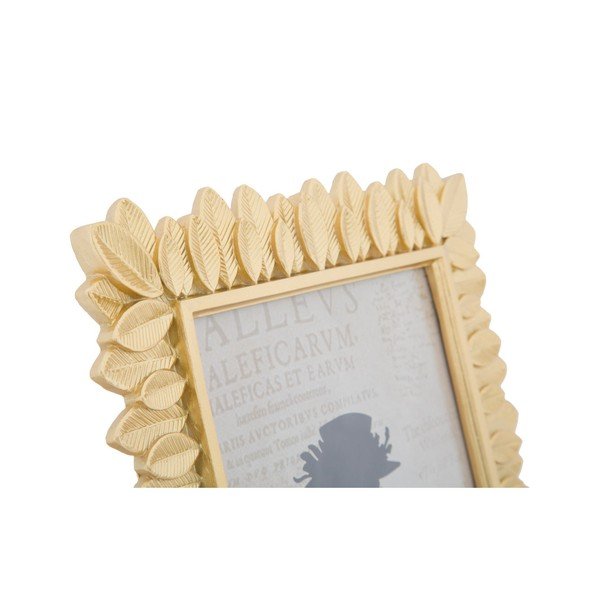 Žltý fotorámik v živicovom ráme Mauro Ferretti Glam Leaves, 23 × 28 cm-image-2