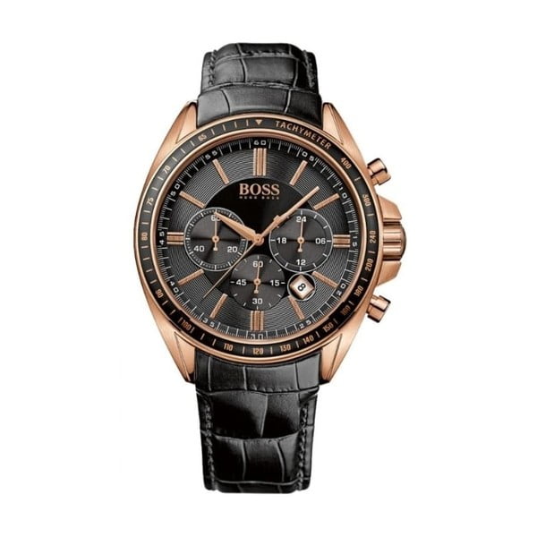 Pánske hodinky s koženým remienkom Hugo Boss Destin