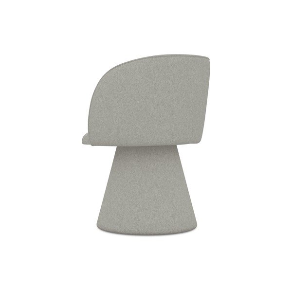 Svetlosivé čalúnené jedálenské kreslo Maia – Makamii-image-2