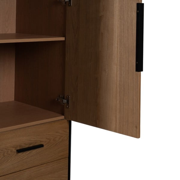 Šatníková skriňa v dekore jaseňa v prírodnej farbe 104x203 cm – Ixia-image-4