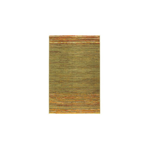 Vlnený koberec Coimbra no. 172, 60x120 cm, zelený