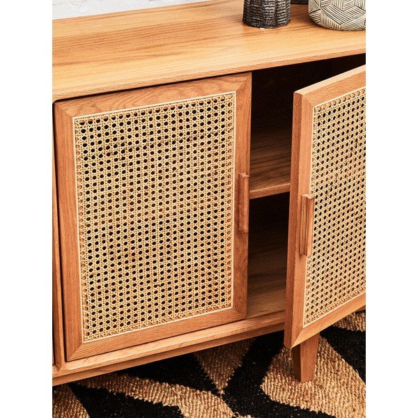 Komoda z dubového dreva v prírodnej farbe Lyon – Premier Housewares-image-2