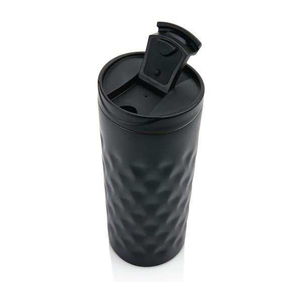 Čierny termohrnček XD Design Geometric, 350 ml-image-2