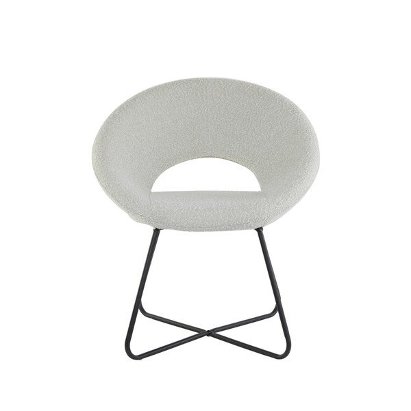 Biele kreslo z textílie buklé Antony – Light & Living-image-4