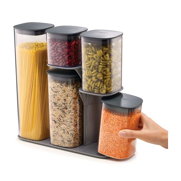 Dózy v súprave 5 ks na potraviny Podium – Joseph Joseph-image-2