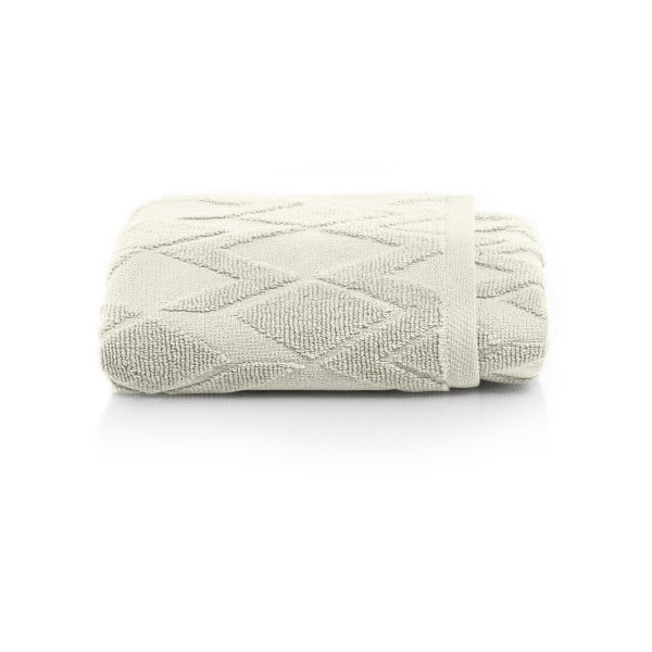 Sivobéžový bavlnený uterák Maison Carezza Toscana, 50 × 70 cm