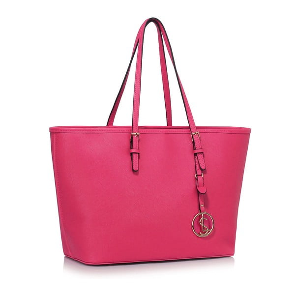 Ružová kabelka L&S Bags Tote