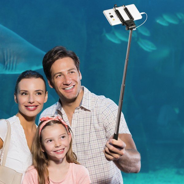 Selfie tyč CELLY, čierna-image-1