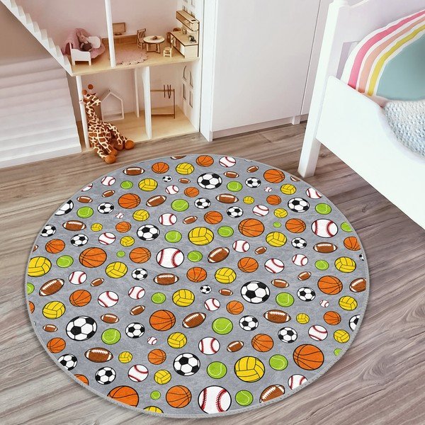 Detský koberec ø 80 cm Comfort – Mila Home-image-3