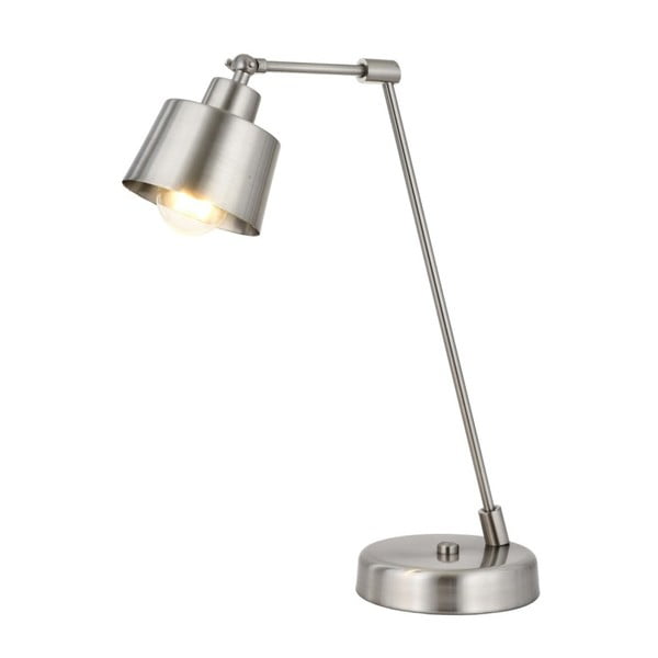 Stolová lampa v striebornej farbe Avoni Lighting 9074 Series Nickel Table Lamp