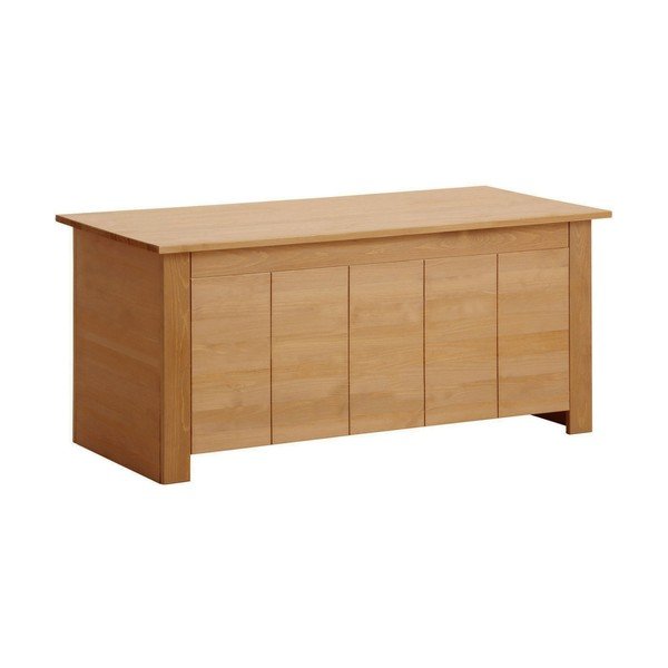 Truhlica z borovicového dreva v prírodnej farbe 100x45 cm Bertram – Støraa-image-1