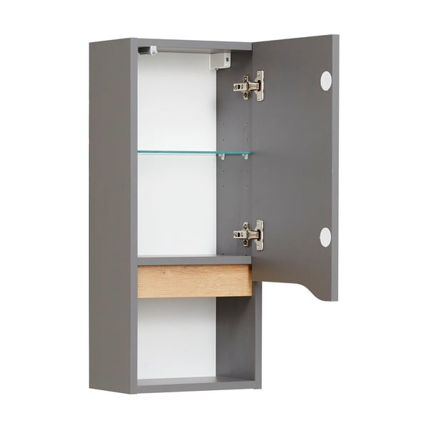 Sivá závesná kúpeľňová skrinka 30x70 cm Set 357 - Pelipal-image-2