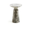 Sivý odkladací stolík Kave Home Kesbury, výška 46 cm