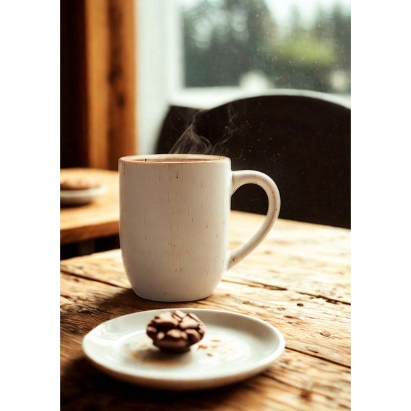 Krémovobiely hrnček 300 ml Cafe – Ladelle-image-1