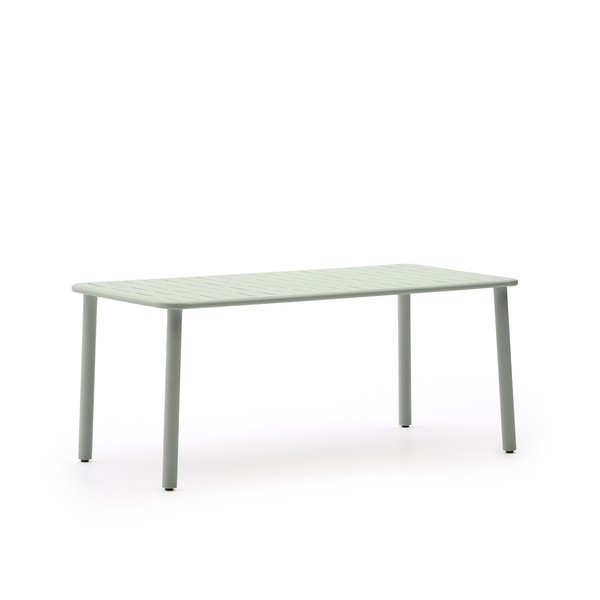 Oceľový záhradný jedálenský stôl 90x180 cm Brai – Kave Home