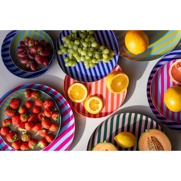 Zelený/svetloružový železný tanier ø 30 cm Animado – PT LIVING-image-1