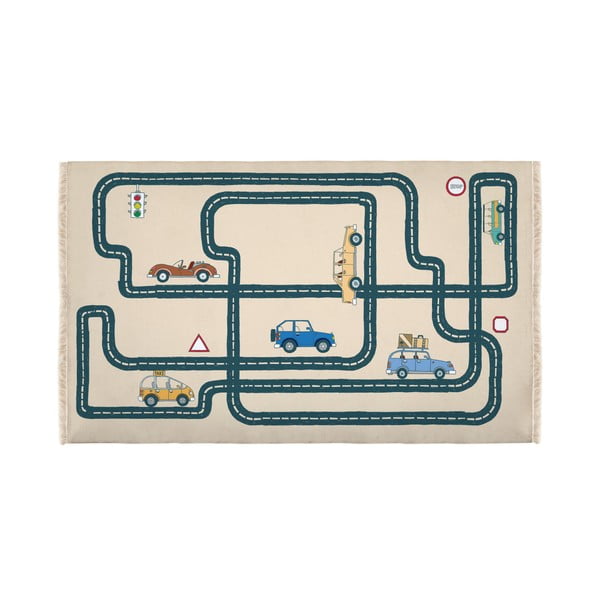 Detský koberec Little Nice Things Roads, 195 × 135 cm