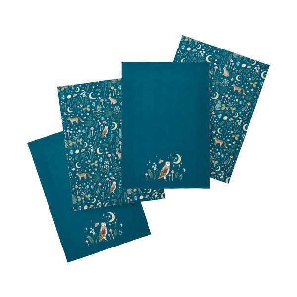 Bavlnené utierky v súprave 4 ks 50x70 cm Enchanted Twilight Animals – Catherine Lansfield