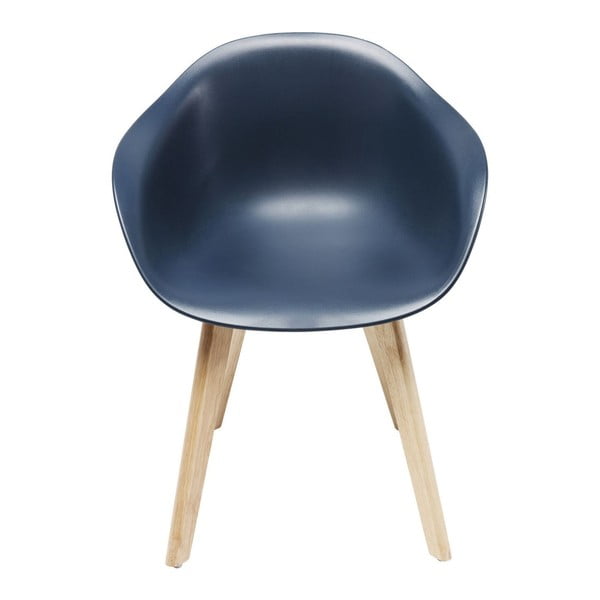 Sada 4 modrých stoličiek Kare Design Forum