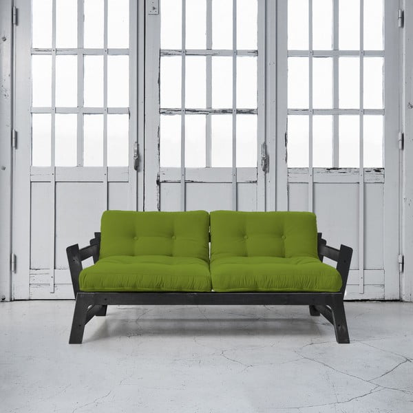 Rozkladacia pohovka Karup Step Black/Lime-image-1