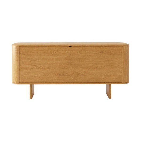 Komoda z dubového dreva v prírodnej farbe 160x76x45 cm Charlotte – Micadoni -image-3
