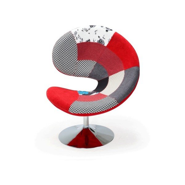 Patchworkové kreslo Woodjam Spirale-image-1