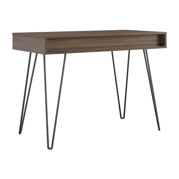 Pracovný stôl v dekore orecha 49x104 cm Concord – Novogratz-image-2