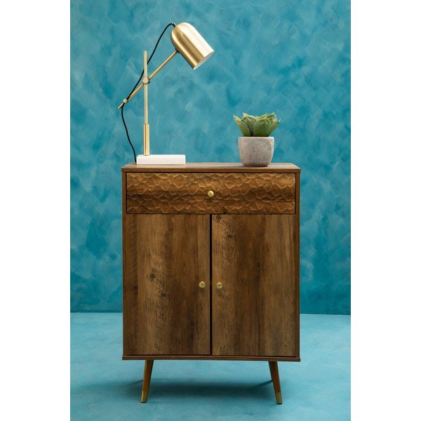 Komoda v tmavo prírodnej farbe 70x94x35 cm Frida – Premier Housewares-image-4
