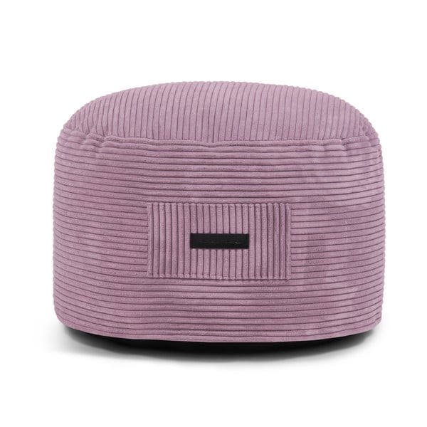 Fialový menčestrový taburet Om 60 – SLOWDOWN