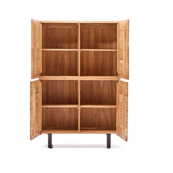 Komoda z masívu akácie v prírodnej farbe 100x155x40,5 cm Uxue – Kave Home-image-3