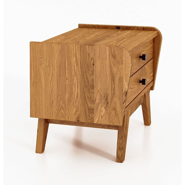 Nočný stolík z dubového dreva Retro 1 - The Beds-image-3