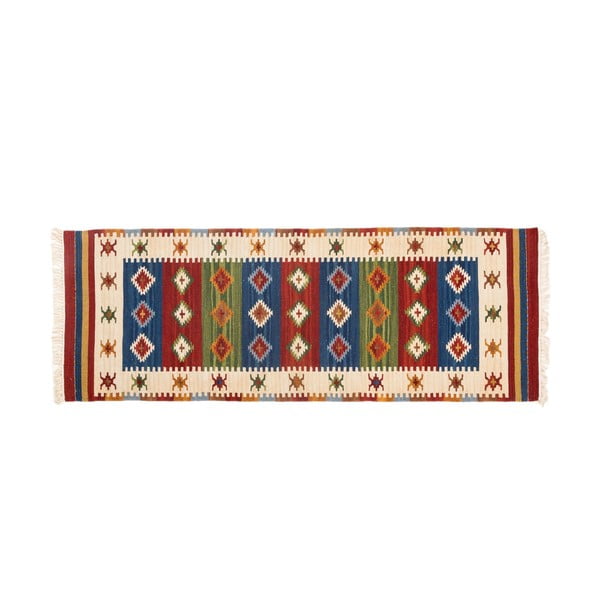 Ručne tkaný koberec Kilim Dalush 608, 250x80 cm