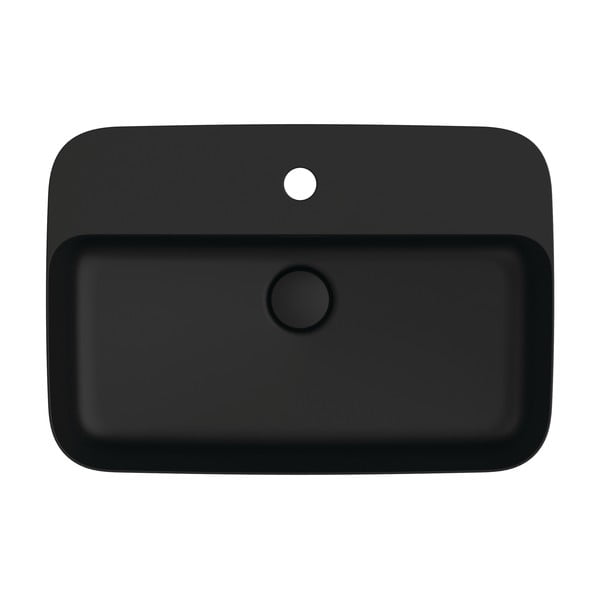 Matne čierne keramické umývadlo 55x38 cm Ipalyss – Ideal Standard-image-2