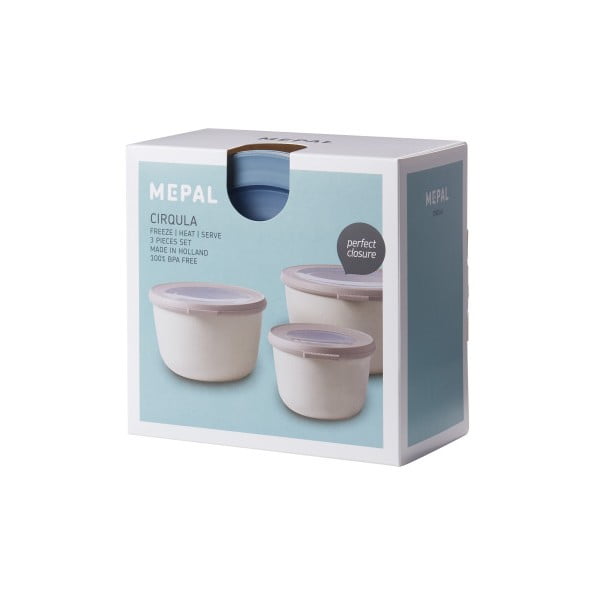 Potravinové škatuľky v súprave 3 ks Cirqula Nordic – Mepal-image-1