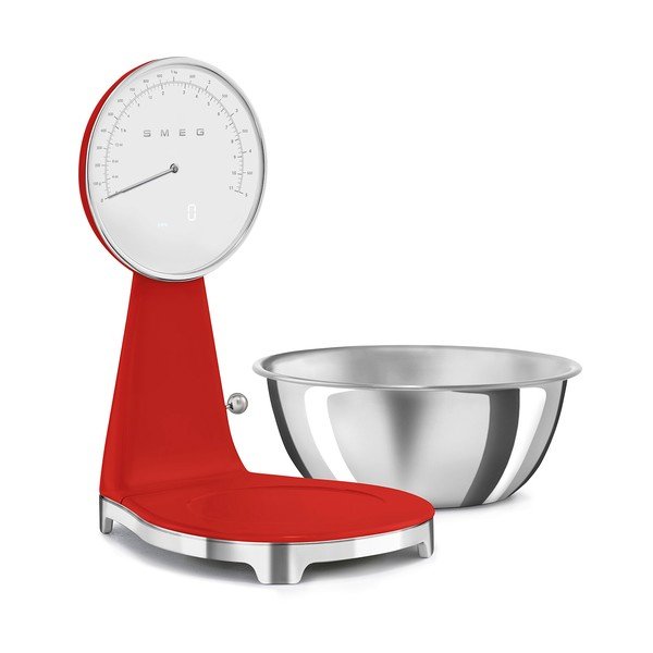 Červená plastová digitálna kuchynská váha – SMEG-image-3